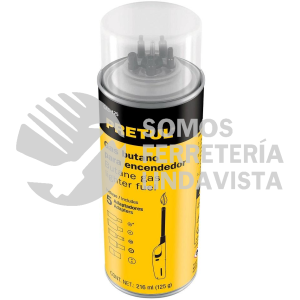25131 GAS-125 LATA DE GAS BUTANO PARA ENCENDEDOR 125 ML PRETUL