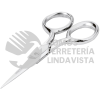 23176 TP-8375-4 TIJERA 4" DE ACERO INOXIDABLE PARA BORDAR PRETUL