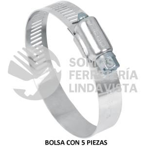 44241 AB-32 BOLSA CON 5 ABRAZADERAS REFORZADAS # 32 1-9/16 - 2-1/2" FIERO
