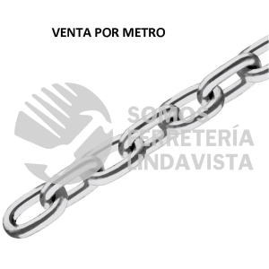44264 CAPU-3/8 METRO DE CADENA PULIDA DE 3/8" 10 M EN CUBETA FIERO