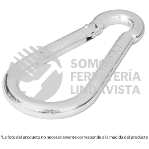 44037 BMA-3/16 BANDOLA MOSQUETON DE ACERO 3/16" FIERO