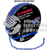 44163 CAPL-3Z METRO DE CADENA DE 3 MM DE PLASTICO AZUL CARRETE DE 50 M FIERO