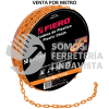 44165 CAPL-3A METRO DE CADENA DE 3 MM DE PLASTICO NARANJA CARRETE DE 50 M FIERO