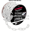 44181 CAPL-8B METRO DE CADENA DE 8 MM DE PLASTICO BLANCA CARRETE DE 25 M FIERO