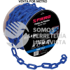 44183 CAPL-8Z METRO DE CADENA DE 8 MM DE PLASTICO AZUL CARRETE DE 25 M FIERO