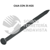 44850 CLCG-4N KILO DE CLAVO PARA CONCRETO 4" NEGRO CAJA DE 25 KG FIERO