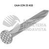 44831 CLCG-1-1/2G KILO DE CLAVO PARA CONCRETO 1-1/2" GALVANIZADO CAJA 25 KG FIERO