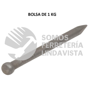 44495 CLS-1 BOLSA CON 1 KG DE CLAVO ESTANDAR 1" SIN CABEZA FIERO