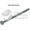 44154 CLE-3 KILO DE CLAVO ESTANDAR 3" CON CABEZA EN CAJA DE 25 KG FIERO