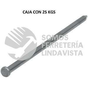 44157 CLE-5 KILO DE CLAVO ESTANDAR 5" CON CABEZA EN CAJA DE 25 KG FIERO