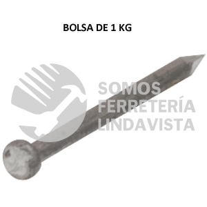 44500 CLA-5/8 BOLSA CON 1 KG DE CLAVOS ALFILERILLOS DE 5/8" CON CABEZA FIERO