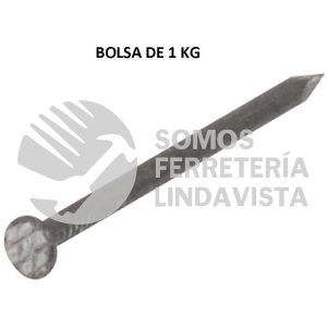 44504 CLA-3/4S BOLSA CON 1 KG DE CLAVOS ALFILERILLOS DE 3/4" SIN CABEZA FIERO