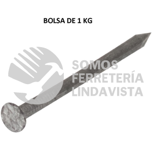 44505 CLA-1S BOLSA CON 1 KG DE CLAVOS ALFILERILLOS DE 1" SIN CABEZA FIERO