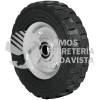 45482 RD-71 RUEDA DE HULE SOLIDO 7" PARA DIABLO UN BALERO PRETUL