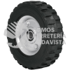 45483 RD-72 RUEDA DE HULE SOLIDO 7" PARA DIABLO DOBLE BALERO PRETUL