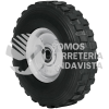 45485 RD-82 RUEDA DE HULE SOLIDO 8" PARA DIABLO DOBLE BALERO PRETUL