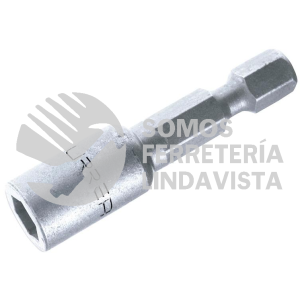 10584 PUNTA DE CAJA DE PODER CON IMAN EN PULGADAS HEXAGONO DE 1/4", 3/8" X 1-7/8" URREA