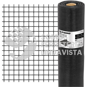 44993 TEMO-07FN ROLLO DE 30 M X 0.75M MALLA MOSQUITERA FIBRA DE VIDRIO NEGRA FIERO