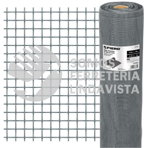 44965 TEMO-09FG ROLLO DE 30 M X 0.9 M MALLA MOSQUITERA FIBRA DE VIDRIO GRIS FIERO