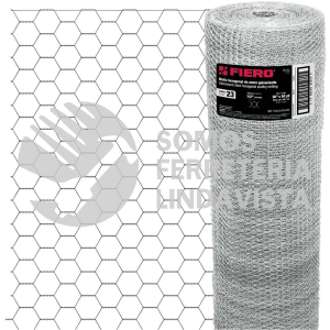 44655 MAHE-1309 ROLLO DE MALLA HEXAGONAL 45MX0.9M CALIBRE 23 ABERTURA 13MM FIERO
