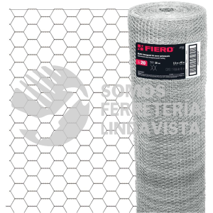 44660 MAHE-3815 ROLLO DE MALLA HEXAGONAL CALIBRE 45MX1.5M 20 ABERTURA 38MM FIERO