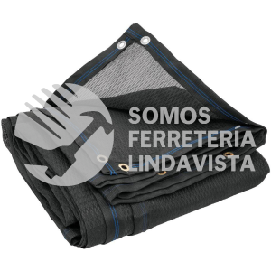 44708 TOSO-803 TOLDO NEGRO DE 3 M DE POLIETILENO 80% SOMBRA ANCHO 3.60 M FIERO
