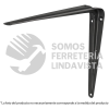 44452 ME-8N MENSULAS DE ACERO NEGRA 6 X 8" FIERO