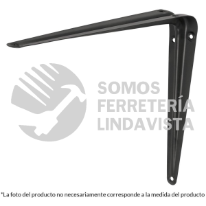 44455 ME-14N MENSULAS DE ACERO NEGRA 12 X 14" FIERO