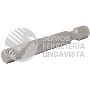 50006 ADAPTADOR CON BALIN PARA DADOS CUADRO HEMBRA DE 1/4", HEXAGONO DE 1/4" X 2" URREA