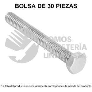 44587 TORM-7/16X2-1/2 BOLSA CON 30 TORNILLOS 7/16" X 2-1/2" TIPO MAQUINA FIERO
