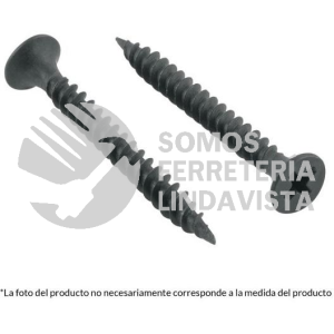 PMU10038 PIJA MULTIUSOS CUERDA ESTANDAR PHILLIPS NEGRA 10 X 1-1/2" TOLEDO