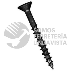 PMU06038 PIJA MULTIUSOS TABLAROCA CUERDA ESTANDAR PHILLIPS NEGRA 6X1-1/2 TOLEDO