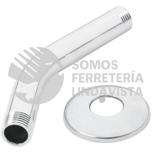 49378 BCH-500 BRAZO DE ACERO CROMADO Y CHAPETON DE ACERO INOX P/REGADERA FOSET