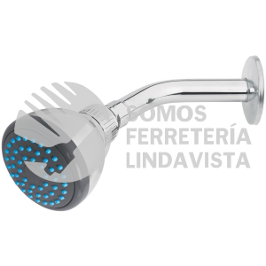 49246 R-507 REGADERA REDONDA 3" BRAZO Y CHAPETON DE ACERO FOSET