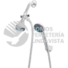 49450 R-007 REGADERA 2-1/2" CON EXTENSION TIPO TELEFONO FOSET