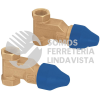 49601 E-052SCE JUEGO 2 LLAVES EMPOTRAR ROSCABLES CERAMICO DE 1/4 VUELTA FOSET