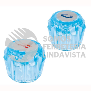 49456 MM-200Z JUEGO 2 MANERALES ACRILICO AZUL P/LAVABO Y FREGADERO BASIC FOSET