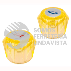 49457 MM-200A JUEGO 2 MANERALES ACRILICO AMBAR P/LAVABO Y FREGADERO BASIC FOSET