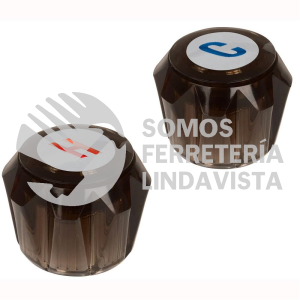 49458 MM-200H JUEGO 2 MANERALES ACRILICO HUMO P/LAVABO Y FREGADERO BASIC FOSET