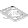 49610 A-907 PORTAVASO CEPILLERO METALICO FOSET