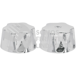 49485 AQMR-86 JUEGO DE 2 MANERALES PARA LAVABO Y FREGADERO METALICOS AQUA FOSET