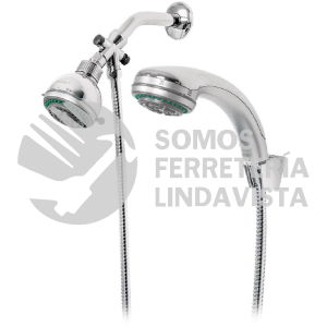 49433 R-008 REGADERA 3" CON EXTENSION TIPO TELEFONO 5 FUNCIONES AQUA FOSET