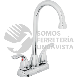 49766 AEM-43 MEZCLADORA 4" CUELLO TIPO BAR PARA LAVABO FOSET AERO