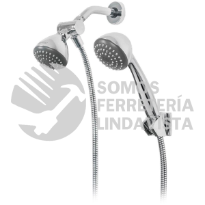 45788 R-001 REGADERA 3-1/4" CON EXTENSION TIPO TELEFONO FOSET AERO