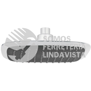 49453 R-511S REGADERA CUADRADA PLATO ANCHO 8" GRIS-CROMO SIN BRAZO AERO FOSET