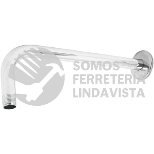 44506 BCH-600 BRAZO RECTO CON CHAPETON PARA REGADERA 30 CM CROMO AQUA FOSET