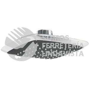 49454 R-510S REGADERA CUADRADA PLATO ANCHO 6" GRIS-CROMO SIN BRAZO AERO FOSET