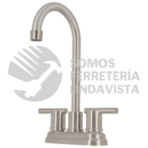 49942 ELM-43N MEZCLADORA SATIN 4" PARA LAVABO CUELLO TIPO BAR ELEMENT FOSET
