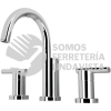 49926 ELM-91 MEZCLADORA CROMO PARA LAVABO CON TALADROS SEPARADOS ELEMENT FOSET