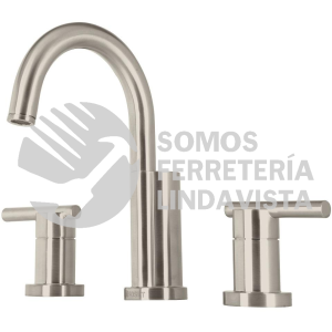 49938 ELM-91N MEZCLADORA SATIN PARA LAVABO CON TALADROS SEPARADOS ELEMENT FOSET